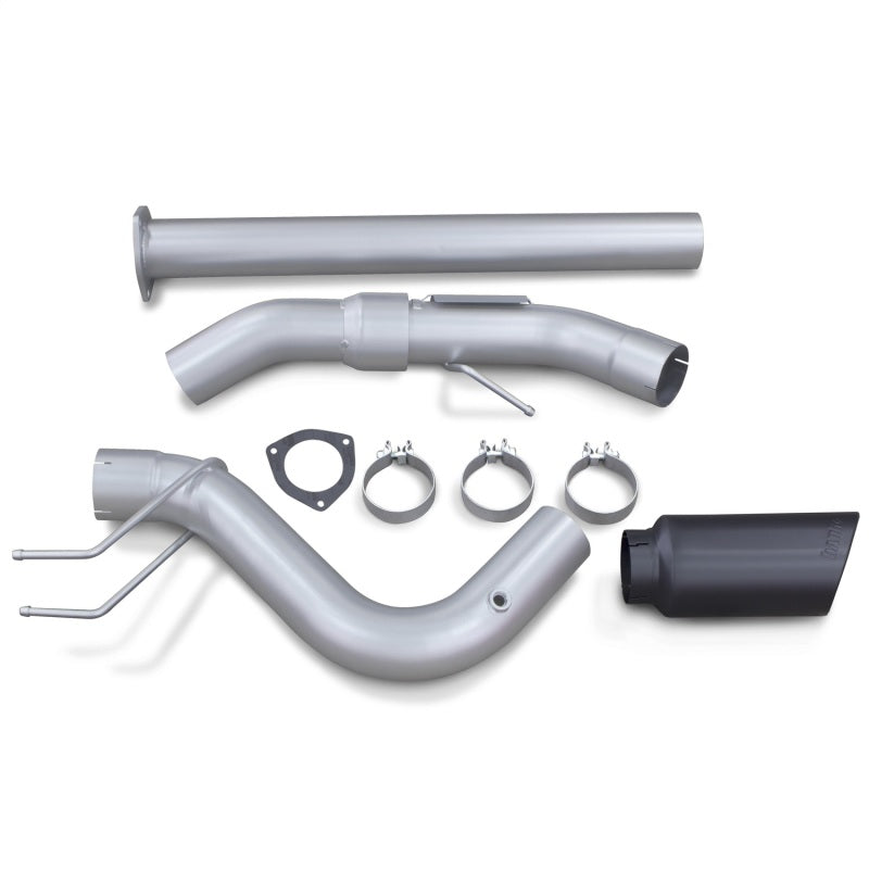 Banks Power 17-19 Ford 6.7L F250-350-450 4in Monster Exhaust System - Single Exit w/ Black Tip