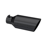 Load image into Gallery viewer, MBRP Universal Exhaust Tip 7in O.D. Rolled End 4in Inlet 18in Length - Black
