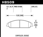 Load image into Gallery viewer, Hawk 05-16 Chrysler 300 / 06-16 Dodge Charger / 08-16 Dodge Challenger HP+ Street Front Brake Pads
