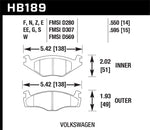 Load image into Gallery viewer, Hawk HP+ Street Brake Pads
