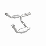 Load image into Gallery viewer, MagnaFlow Conv DF 02-06 Cadillac Escalade / 02-06 Chevy Avalanche 5.3L Dual Conv Y-Pipe Assembly 2WD
