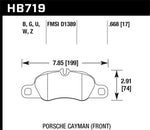 Load image into Gallery viewer, Hawk 09-11 Porsche 911 Carrera / 13-16 Porsche Boxster DTC-60 Race Front Brake Pads
