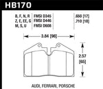 Load image into Gallery viewer, Hawk 89-94 Porsche 911 / 86-94 944 / 93 &amp; 95 968 Front &amp; Rear DTC-70 Race Brake Pads
