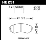 Load image into Gallery viewer, Hawk 89-93 240SX LE &amp; SE (non-ABS) &amp; Base / 94-96 240SX SE &amp; Base HP+ Street Front Brake Pads
