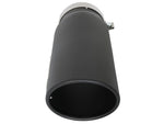 Load image into Gallery viewer, aFe Power MACH Force-Xp 5in In x 6in Out x 15in L Bolt-On 409 SS Exhaust Tip - Black
