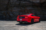 Load image into Gallery viewer, MBRP 18-19 Ford Mustang GT 5.0 3in Dual Split Rear AL Cat Back w/ Quad 4.0in Dual Wall Tips
