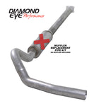 Load image into Gallery viewer, Diamond Eye KIT 4in CB MFLR RPLCMENT PIPE SGL AL: 01-05 CHEVY/GMC 6.6L 2500/3500
