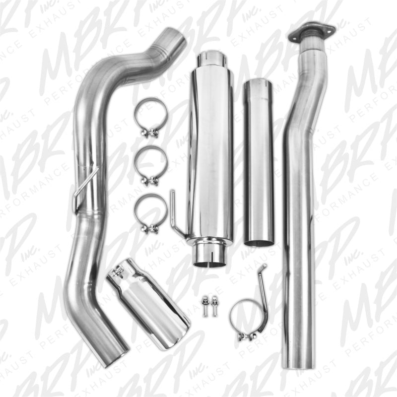 MBRP 11-13 Ford F-150 3.5L V6 EcoBoost 4in Cat Back Single Side T409 Exhaust System