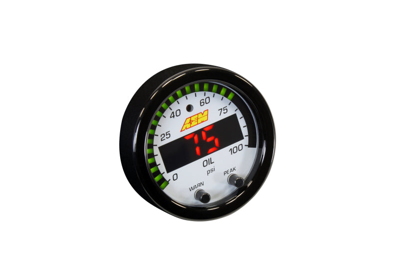 AEM X-Series Pressure 0-100psi Gauge Kit