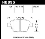 Load image into Gallery viewer, Hawk 12 Audi A3 / 11-12 VW Golf GTI/Jetta S/Jetta SE/Jetta SEL/Jetta TDI HPS Street Rear Brake Pads
