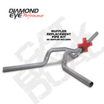 Load image into Gallery viewer, Diamond Eye KIT 4in CB MFLR RPLCMENT PIPE DUAL AL: 2004.5-2007.5 DODGE CUMMINS 600
