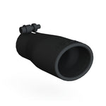 Load image into Gallery viewer, MBRP Universal Tip 2.5 O.D. Oval End 3.75 Inlet 10in length - Black Finish
