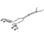 Load image into Gallery viewer, Borla 17-18 Chevrolet Camaro ZL1 6.2L V8 Atak Catback Exhaust w/ Dual Mode Valves CF Black Anod
