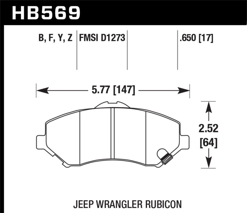 Hawk LTS Street Brake Pads