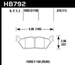 Load image into Gallery viewer, Hawk 15 Ford F-150 Super Duty Rear Brake Pads
