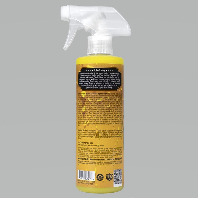 Chemical Guys Blazin Banana Carnauba Spray Wax - 16oz