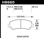 Load image into Gallery viewer, Hawk 09-10 Nissan Maxima / 08-10 Rogue / 07-09 Sentra SE-R / 10  Sentra SE-R M/T  Performance Cerami
