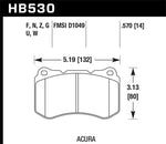 Load image into Gallery viewer, Hawk 07-08 Acura TL Type S Performance Ceramic Street Front Brake Pads
