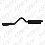 Load image into Gallery viewer, MBRP 97-99 Jeep Wrangler (TJ) Inline-4 2.5L, Inline-6 4.0L 2 1/2in Cat Back Single Side Black Coated
