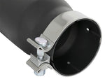 Load image into Gallery viewer, aFe MACH Force-Xp 409 Stainless Steel Exhaust Tip 3.5 In x 4.5in Out x 12in L Clamp-On
