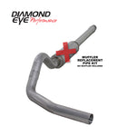 Load image into Gallery viewer, Diamond Eye KIT 4in CB MFLR RPLCMENT PIPE SGL AL: 94-97 FORD 7.3L F250/F350 PWRSTROKE
