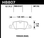 Load image into Gallery viewer, Hawk 2014 Porsche 911 HPS 5.0 Rear Brake Pads
