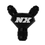 Load image into Gallery viewer, Nitrous Express 6AN x 6AN x 6AN Billet Pure-Flo Y Fitting - Black
