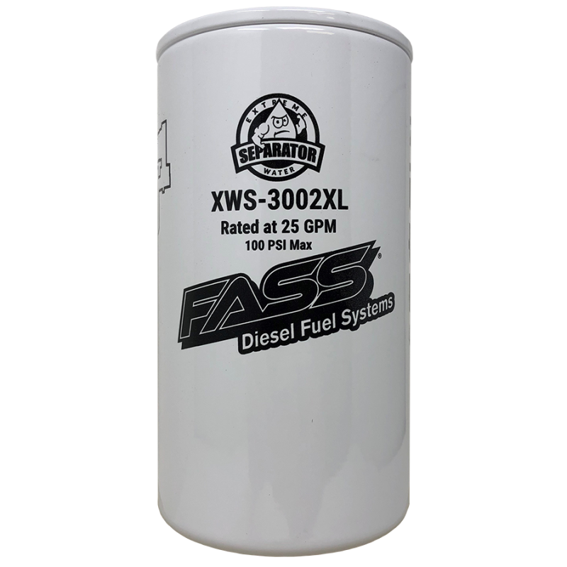 FASS Hydroglass Titanium Signature Series Extended Length Extreme Water Separator XWS-3002XL