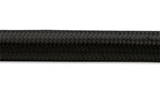 Vibrant -12 AN Black Nylon Braided Flex Hose (10 foot roll)