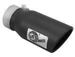 Load image into Gallery viewer, aFe MACHForce XP 3in Inlet x 4in Outlet x 9in Length Clamp-On Black Tip
