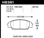 Load image into Gallery viewer, Hawk 06+ Civic Si HPS Street Front Brake Pads
