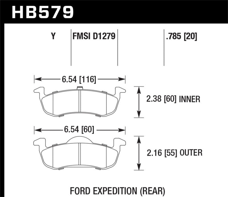 Hawk LTS Street Brake Pads