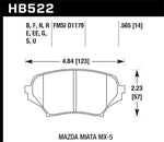 Load image into Gallery viewer, Hawk 06-10 Mazda Miata Mx-5 Front HPS Sreet Brake Pads
