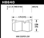 Load image into Gallery viewer, Hawk 14-15 Mini Cooper John Cooper Works Coupe HPS 5.0 Front Brake Pads
