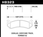 Load image into Gallery viewer, Hawk 06 Chevy Avalanche 2500 / GMC Truck / Hummer Super Duty Street Rear Brake Pads
