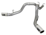 Load image into Gallery viewer, aFe Large Bore-HD 4in 409-SS DPF-Back Exhaust w/Dual Polished Tips 2017 GM Duramax V8-6.6L (td) L5P
