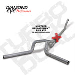 Load image into Gallery viewer, Diamond Eye KIT 4in TB MFLR RPLCMENT PIPE DUAL AL: 94-02 DODGE CUMMINS 5.9L
