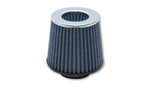 Load image into Gallery viewer, Vibrant Open Funnel Perf Air Filter (5in Cone O.D. x 5in Tall x 3in inlet I.D.) - Chrome Filter Cap
