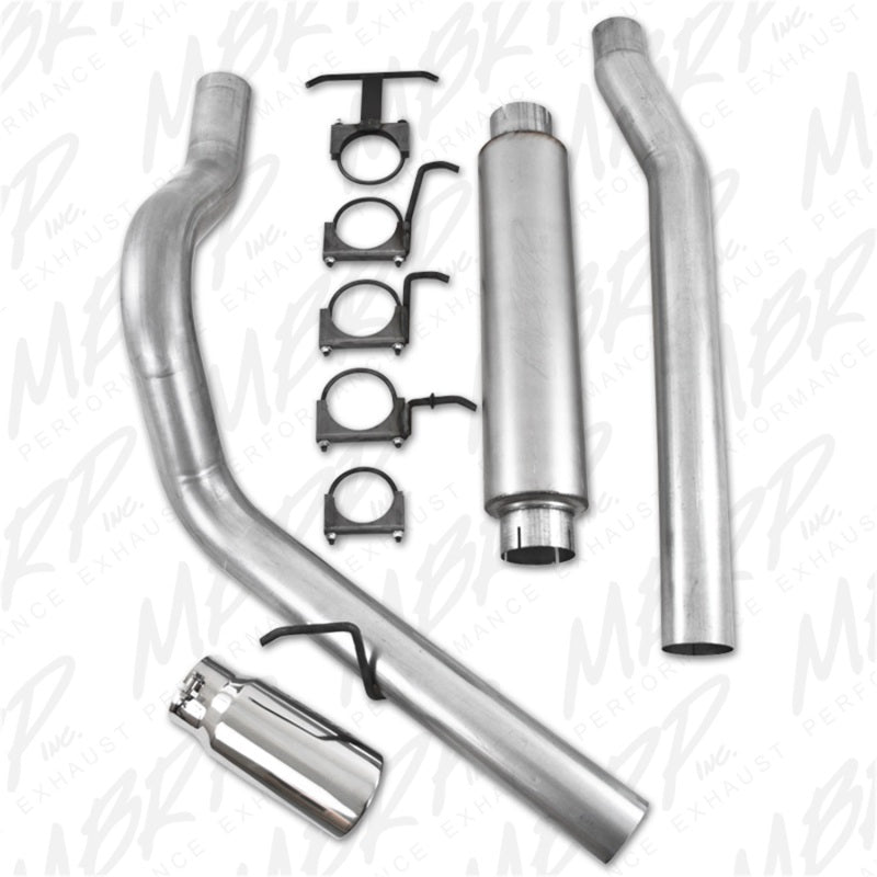 MBRP 2003-2007 Ford F-250/350 6.0L EC/CC Cat Back Single Side (Stock Cat)