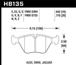 Load image into Gallery viewer, Hawk 1989-1995 BMW 525i HPS 5.0 Front Brake Pads
