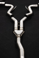 Load image into Gallery viewer, MBRP 18-22 Ford Mustang 2.3L Ecoboost 3in Cat-Back Exhaust w/ Quad Carbon Fiber SS Tips - T304
