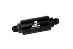 Load image into Gallery viewer, Aeromotive In-Line Filter - AN -10 size Male - 10 Micron Microglass Element - Bright-Dip Black
