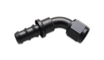 Load image into Gallery viewer, Vibrant Push-On 60 Degree Hose End Elbow FittingSize -6AN
