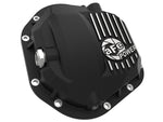 Load image into Gallery viewer, aFe Pro Series Dana 60 Front Differential Cover Black w/ Machined Fins 17-20 Ford Trucks (Dana 60)
