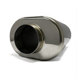 Load image into Gallery viewer, Stainless Bros 3.5in x 12.0in OAL SS304 Oval Muffler - Polished
