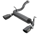 Load image into Gallery viewer, aFe Rebel Series 2.5in 409 SS Axle-Back Exhaust w/ Black Tips 2018+ Jeep Wrangler (JL) V6 3.6L
