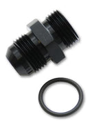 Load image into Gallery viewer, Vibrant -3AN Male Flare to -4 ORB Male Straight Adapter w/O-Ring - Anodized Black
