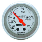 Load image into Gallery viewer, Autometer Ultra-Lite 52mm 30 PSI Mechanical Boost Gauge
