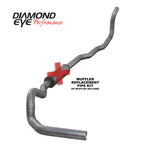 Load image into Gallery viewer, Diamond Eye KIT 4in TB MFLR RPLCMENT PIPE SGL AL: 89-93 DODGE CUMMINS 5.9L
