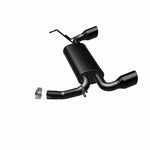 Load image into Gallery viewer, MagnaFlow 07-17 Jeep Wrangler JK 3.8/3.6L Dual Split Rear Exit Black Axle-Back Exhaust
